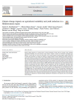 Climate change impacts on agricultural suitability and yield reduction in a Mediterranean region