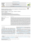 Linking management practices and soil properties to ecosystem services in mediterranean mixed orchards