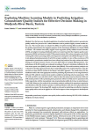 Exploring machine learning models in predicting irrigation groundwater quality indices for effective decision making in Medjerda river basin, Tunisia