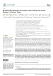 Knowledge networks in organic fruit production across Europe: a survey study