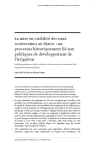 La mise en visibilité des eaux souterraines au Maroc : un processus historiquement lié aux politiques de développement de l’irrigation