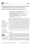 The potential of using Radarsat-2 Satellite image for modeling and mapping wheat yield in a semiarid environment