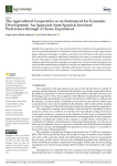 The agricultural cooperative as an instrument for economic development: an approach from Spanish investors' preferences through a choice experiment