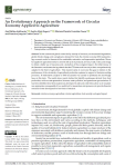 An evolutionary approach on the framework of circular economy applied to agriculture