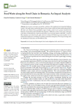 Food waste along the food chain in Romania: an impact analysis