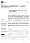 The influence of the organizational culture of Andalusian local governments on the localization of sustainable development goals