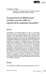 Énergie éolienne en Méditerranée : nouvelle source de conflits ou opportunité de coopération renouvelée ?