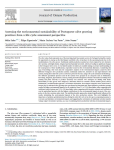 Assessing the environmental sustainability of Portuguese olive growing practices from a life cycle assessment perspective