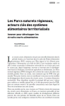 Les parcs naturels régionaux, acteurs clés des systèmes alimentaires territorialisés. Innover pour développer les circuits courts alimentaires