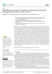 Identification of farmers’ barriers to implement sustainable management practices in olive groves