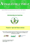 Annales de l'Institut National de la Recherche Agronomique de Tunisie = Annales de l'INRAT, vol. 89 - Janvier 2016 - Numéro Spécial Innovations