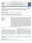 Sustainability and circularity in fruit and vegetable production. Perceptions and practices of reduction and valorization of agricultural waste biomass in south-eastern Spain