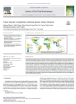 Future land-use competition constrains natural climate solutions