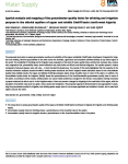 Spatial analysis and mapping of the groundwater quality index for drinking and irrigation purpose in the alluvial aquifers of upper and middle Cheliff basin (north-west Algeria)