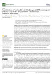 Combination of Sentinel-2 satellite images and meteorological data for crop water requirements estimation in intensive agriculture