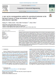 A new service recommendation method for agricultural industries in the fog-based Internet of Things environment using a hybrid meta-heuristic algorithm