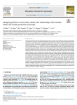 Changing patterns of soil water content and relationship with national wheat and maize production in Europe