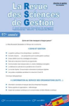 Revue des sciences de gestion (RSG) (La), n. 315-316 - Mai-Août 2022 - Qu'en est-il des macaques à longue queue ?