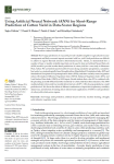 Using Artificial Neural Network (ANN) for short-range prediction of cotton yield in data-scarce regions