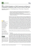 Effect of deficit irrigation on yield components and chemical composition of Albariño grapes grown in Galicia, NW Spain