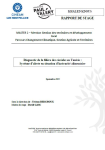 Diagnostic de la filière des céréales en Tunisie : système d’alerte en situation d’insécurité alimentaire