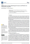 Applications of agro-hydrological sensors and models for sustainable irrigation