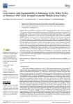 Governance and sustainability challenges in the water policy of Morocco 1995-2020: insights from the Middle Draa Valley