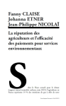 La réputation des agriculteurs et l’efficacité des paiements pour services environnementaux