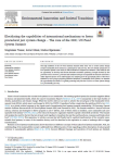 Elucidating the capabilities of international mechanisms to foster procedural just system change ? The case of the 2021 UN Food System Summit