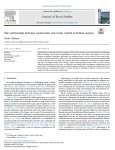 The relationship between agritourism and social capital in Italian regions