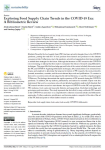 Exploring food supply chain trends in the COVID-19 era: a bibliometric review