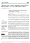 Assessing circular economy opportunities at the food supply chain level: the case of five Piedmont product chains