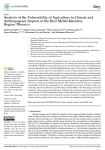 Analysis of the vulnerability of agriculture to climate and anthropogenic impacts in the Beni Mellal-Khénifra region, Morocco