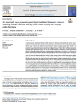 An integrated socio-economic agent-based modeling framework towards assessing farmers' decision making under water scarcity and varying utility functions