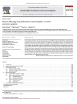 Factors affecting crop production water footprint: a review and meta-analysis