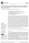 Can the adoption of ICT and advisory services be considered as a tool of competitive advantage in agricultural holdings? A literature review