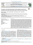 The impact of the territorial gradient and the irrigation water price on agricultural production along the first phase of the Navarra Canal in Spain