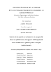 Gestion de la qualité de la ressource en eau potable dans un système socio-écologique : développement d’un modèle multi-agents à partir d’analyse institutionnelle