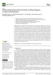 Delineating natural terroir units in wine regions using geoinformatics