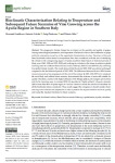 Bioclimatic characterization relating to temperature and subsequent future scenarios of vine growing across the Apulia Region in Southern Italy