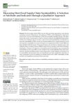 Measuring short food supply chain sustainability: a selection of attributes and indicators through a qualitative approach