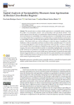 Spatial analysis of sustainability measures from agritourism in Iberian cross-border regions