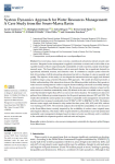 System dynamics approach for water resources management: a case study from the Souss-Massa Basin