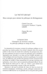 La VAT et les SAT Deux concepts pour orienter les politiques de développement