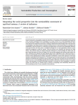 Integrating the social perspective into the sustainability assessment of agri-food systems: a review of indicators