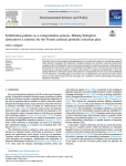 Substitution policies as a categorization process. Making biological alternatives a solution for the French national pesticide reduction plan