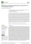 An overview of climate change impacts on agriculture and their mitigation strategies