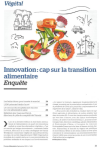 Innovation : cap sur la transition alimentaire. Enquête