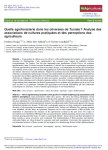 Quelle agroforesterie dans les oliveraies de Tunisie ? Analyse des associations de cultures pratiquées et des perceptions des agriculteurs