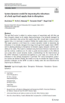 System dynamics model for improving the robustness of a fresh agri-food supply chain to disruptions